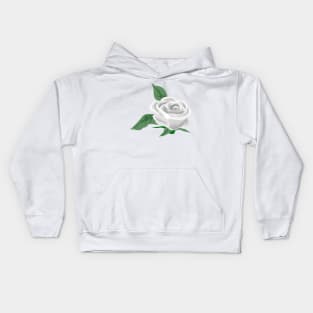 White rose Kids Hoodie